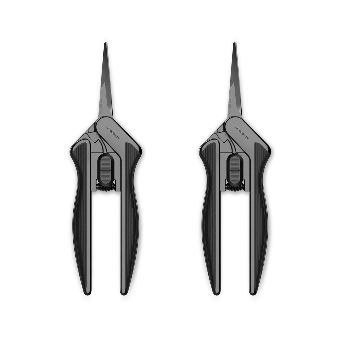 STAINLESS STEEL PRUNING SHEAR, ERGONOMIC LIGHTWEIGHT, 6.6” STRAIGHT BLADES, 2-PACK
