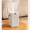 Humidifiers 3L Air Humidifier High-capacity Double Spray Aroma Diffuser With Humidity Display Cool Mist For Home Plants