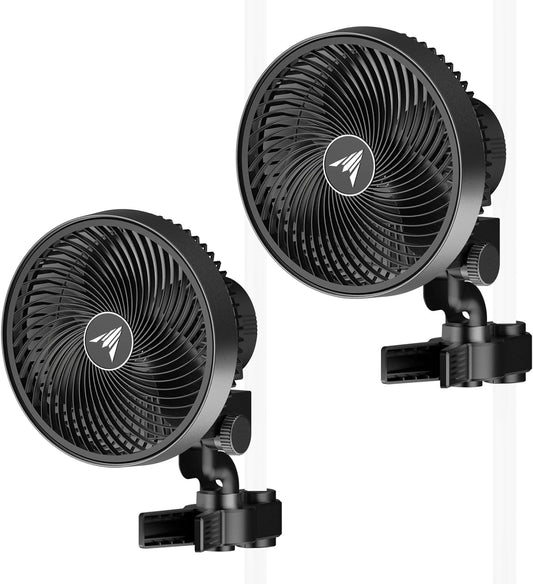 AC INFINITY CLOUDRAY S6 2-PACK, GROW TENT CLIP FANS 6” WITH 10 SPEEDS, EC-MOTOR, AUTO OSCILLATION (Copy)