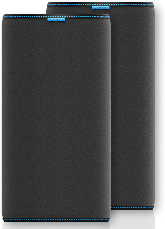 AC INFINITY PRE-FILTER CLOTH FOR INLINE CARBON FILTER, 10-INCH, 2-PACK