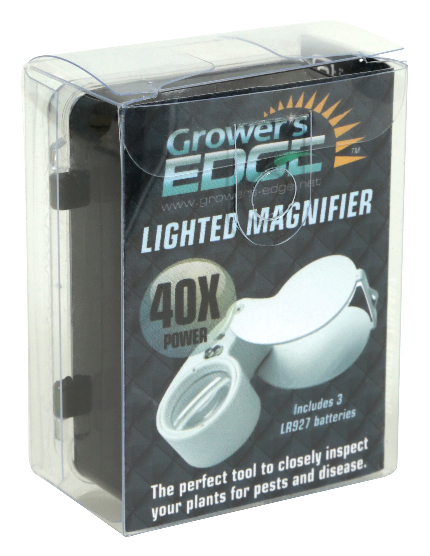 Grower's Edge® Illuminated Magnifier Loupe 40x