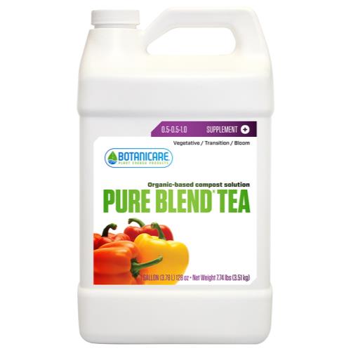 Botanicare Pure Blend Tea, Supplemental Nutrient, 0.5-0.5-1.0, 1 gal