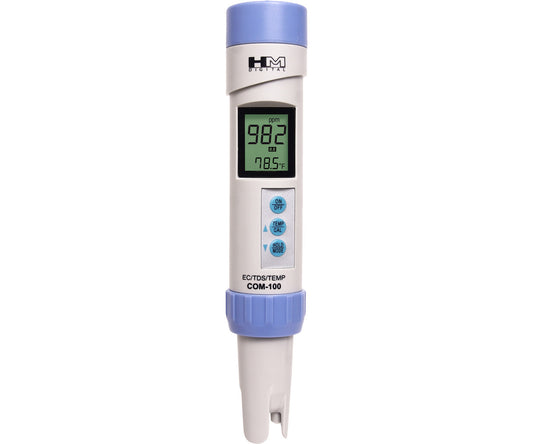 HM Digital COM-100 Waterproof EC/TDS/Temp Combo Meter