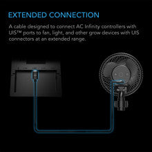 UIS TO UIS EXTENSION CABLE, L-SHAPED MALE TO MALE, 10 FT