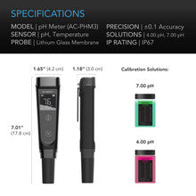 PH METER KIT, PH PEN TESTER FOR WATER