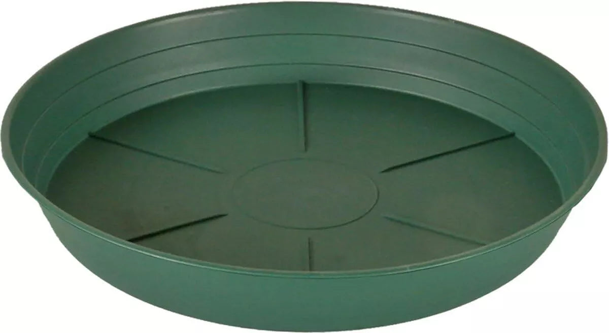 Hydrofarm 6" GREEN PREMIUM SAUCER Round Sturdy Garden Pot Tray