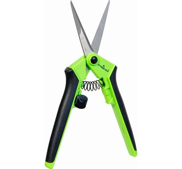 Trim Fast Anti-Fatigue Lightweight Pruner Straight Stainless-green