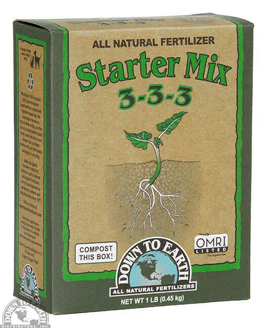 Down To Earth  Starter Mix 1lb