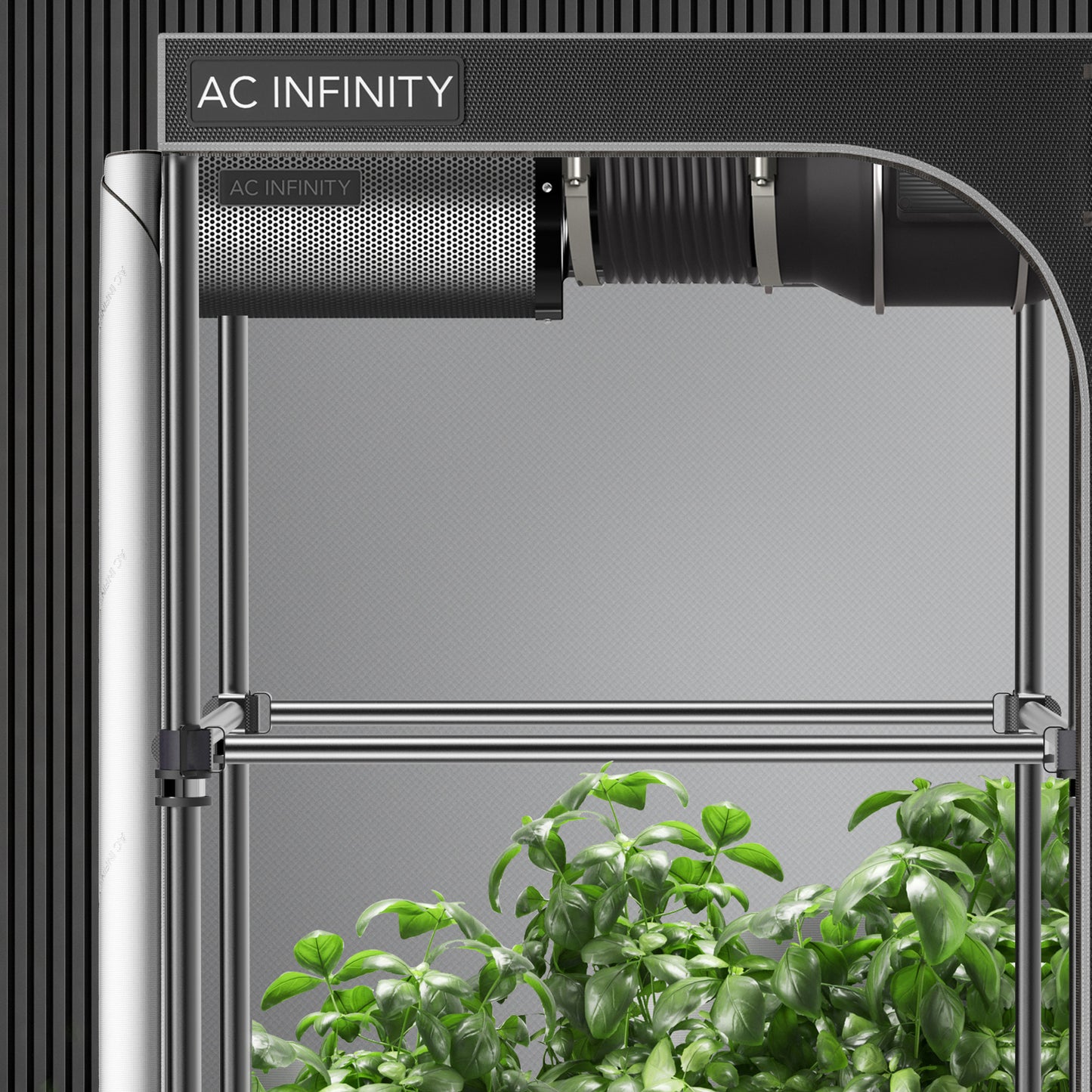 AC INFINITY GROW TENT MOUNTING BARS, FOR INDOOR GROW SPACES, 5X5'