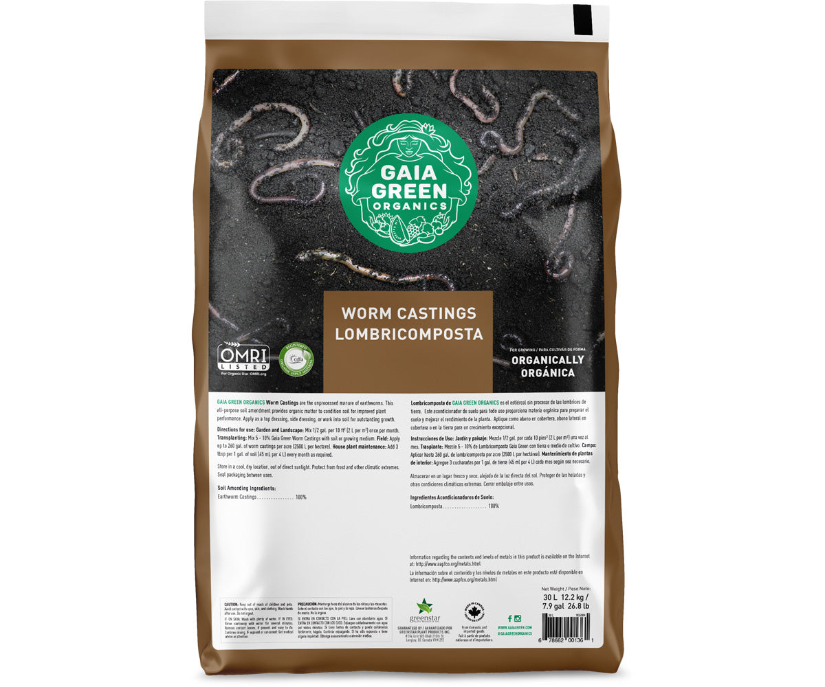 Gaia Green Worm Castings 2L