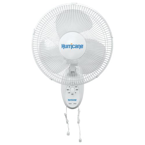 Hurricane Supreme Oscillating Wall Mount Fan 16"