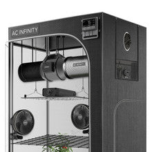 AC INFINITY ADVANCE GROW TENT SYSTEM 4X4, 4-PLANT KIT, WIFI-INTEGRATED CONTROLS TO AUTOMATE VENTILATION, CIRCULATION, FULL SPECTRUM LED GROW LIGHT