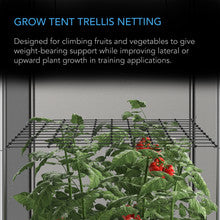 AC INFINITY GROW TENT TRELLIS NETTING, FLEXIBLE ELASTIC CORDS, 5X5