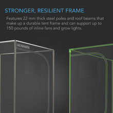 AC INFINITY CLOUDLAB 864D, 2-IN-1 ADVANCE GROW TENT 5X4, 2000D MYLAR CANVAS, 60" X 48" X 80