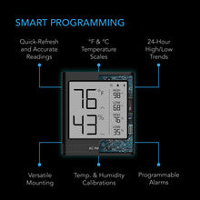 AC INFINITY CLOUDCOM B2, SMART THERMO-HYGROMETER WITH DATA APP, INTEGRATED SENSOR PROBE