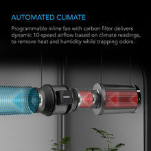 AC INFINITY ADVANCE GROW TENT SYSTEM 2X4, 2-PLANT KIT, WIFI-INTEGRATED CONTROLS TO AUTOMATE VENTILATION, CIRCULATION, FULL SPECTRUM LED GROW LIGHT