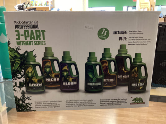 Emerald Harvest Kick-starter 3-Part Nutrient Series