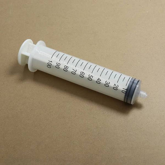 100ml Syringes luer Lock, Large Plastic Syringe for Scientific Labs and Liquid Dispensing Metric Multiple Uses